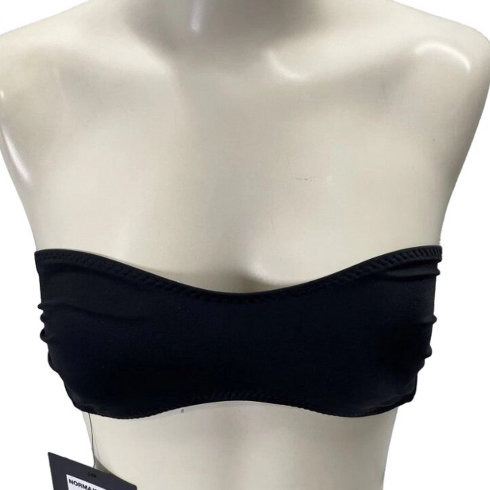 NEW NORMA KAMALI Women's Sunglass Bikini Bra Top Size S Black